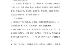 篮球校队训练计划及内容